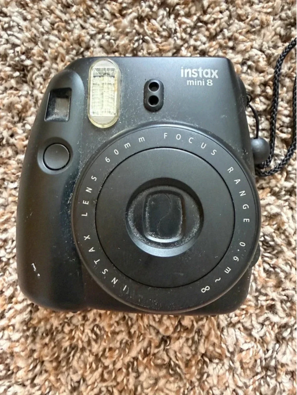 Fujifilm Instax Mini 8 Instant Film Camera Black Used & Untested